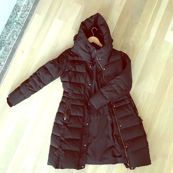 zara gold puffer jacket